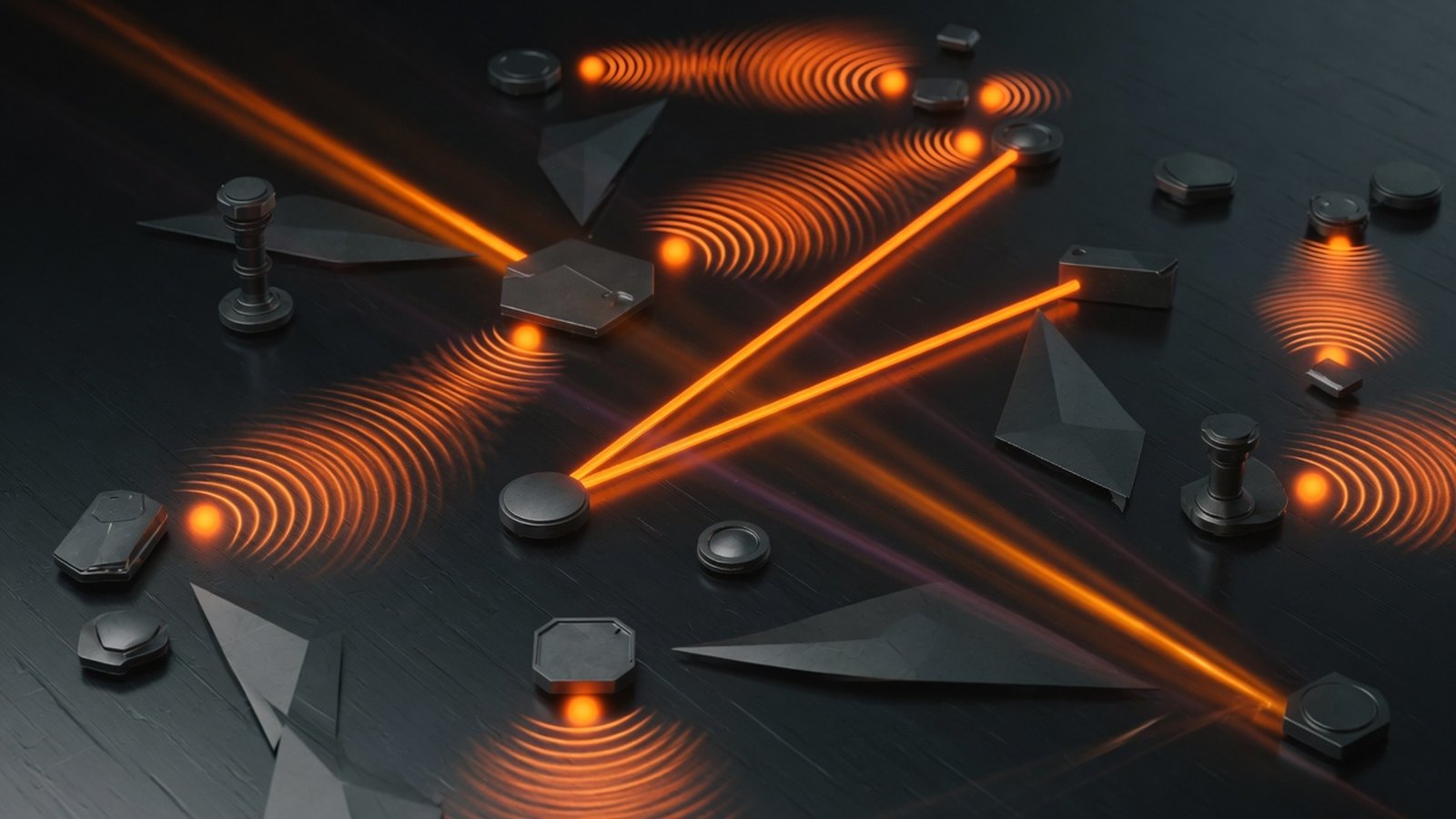 Abstract visualization of paid advertising campaign targeting