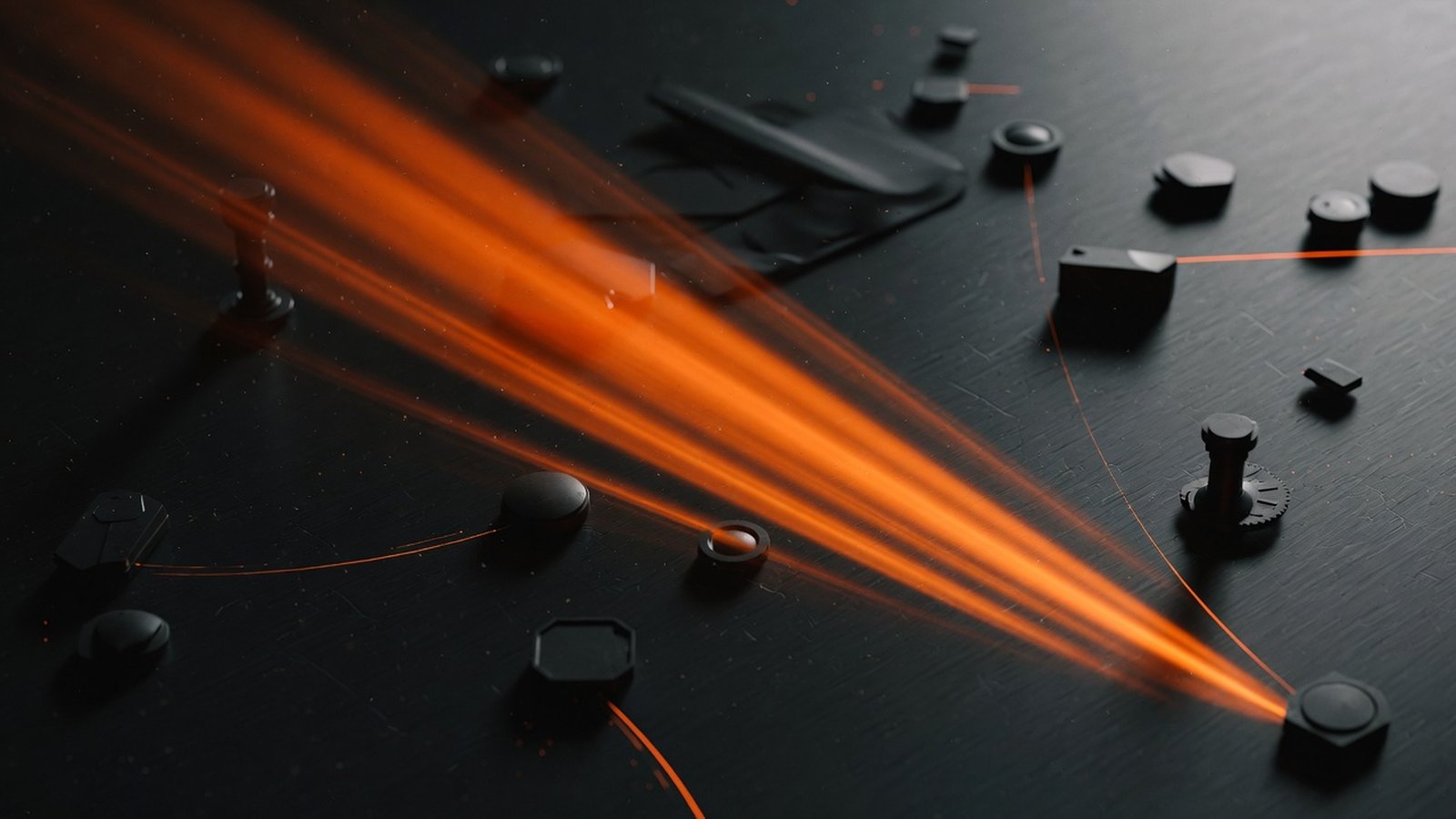 Abstract visualization of video production and motion